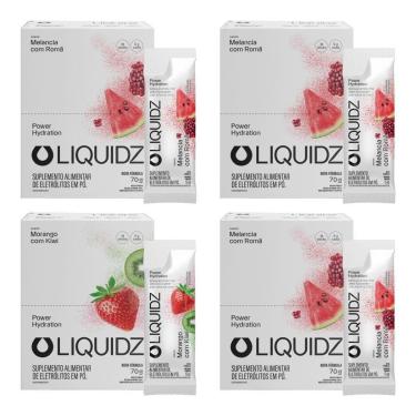 Imagem de LIQUIDZ® - Eletrólitos Zero Açúcar Morango|Melancia 56 Sachês-Unissex