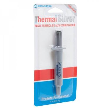 Imagem de Pasta Térmica Thermal Silver 5g Implastec