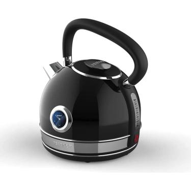 Imagem de Chaleira Eletrica Preta 1,7l Retro Com Termometro 127v Retro 127