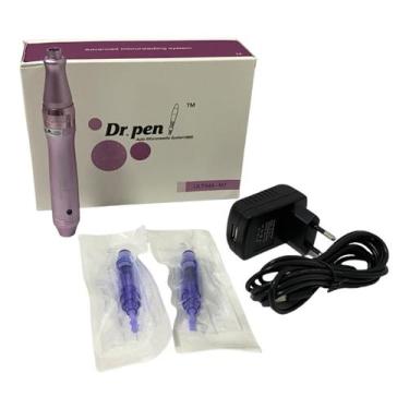 Imagem de Caneta Dermapen Dr Pen  M7 Iuron Rosa Original+ 2 Cartucho - NoBrand, 