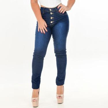 Imagem de Calça jeans feminina cintura alta levanta bumbum - Ninas boutique, Cod