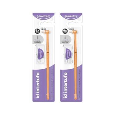 Imagem de Kit 2 Escova de Dentes Interdental Cônica 3 a 7mm Powerdent  Higiene B