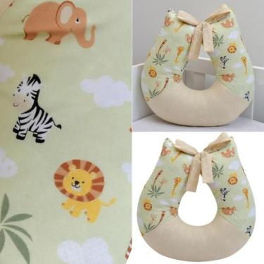 Imagem de Travesseiro de Amamentar Bebe Tema Safari Lindas Estampas - RG Shops