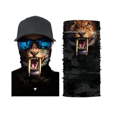 Imagem de Bandana Mágica Sem Costura Monkey Shark, Protetor De Pescoço, Tubo Pro