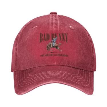 Imagem de Boné De Beisebol Unissex Ajustável Retrô Desgastado Lavado Para Verão,