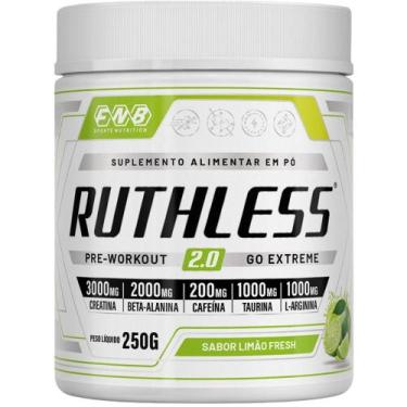 Imagem de RUTHLESS 2.0 PRÉ TREINO 250g - FNB Sports, Limão