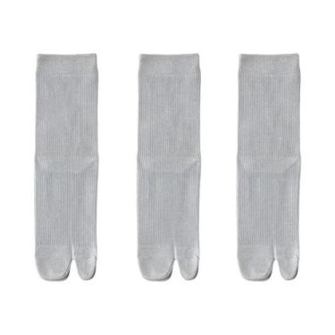 Imagem de Meias Masculinas Respiráveis e Confortáveis, Conjunto De 3 Pares, Core