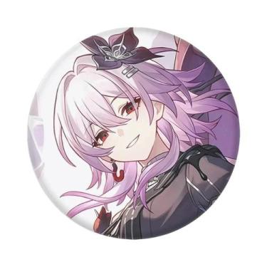 Imagem de Crachá De Cosplay De 58mm Do Jogo Honkai Star Rail: AMPHOREUS, Aglaea,