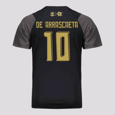 Imagem de Camisa Flamengo Energia 10 De Arrascaeta Preta - Braziline, GG