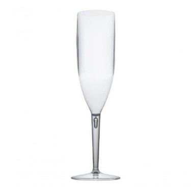 Imagem de Taça para Champanhe Acrílica Descartável 180ML Kit com 10 Unidades Transparente Higipack