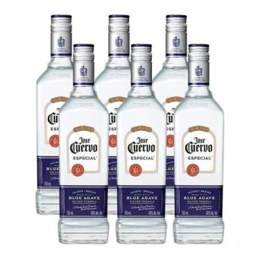 Imagem de Kit 06 Tequila Jose Cuervo Prata 750ml