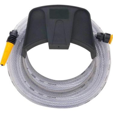 Imagem de Mangueira Para Jardim, Trançada, Transparente, 30 m, com Suporte Vonde