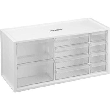 Imagem de Organizador Plástico com 10 Gavetas, OPV 0378, Vonder