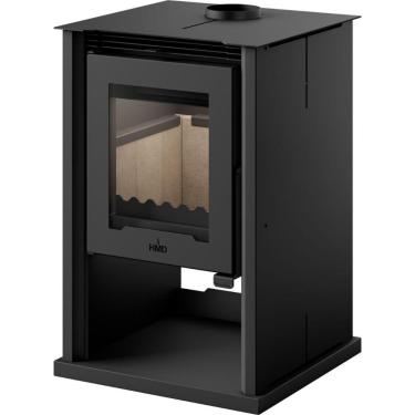 Imagem de Calefator a Lenha HMD Vermont Dupla Combustao Preto