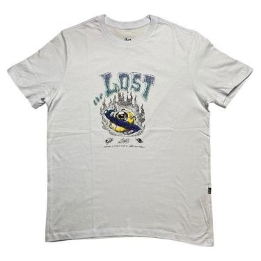Imagem de Camiseta Lost 22512822 Saturn Eye - Branco Tamanho Camiseta:G-Masculino