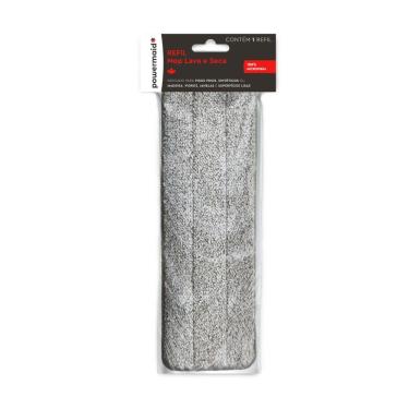 Imagem de Refil de Microfibra para Mop Lava e Seca 32,5 X 12,5CM Limpeza de Pisos 100% Poliéster...