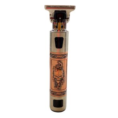 Imagem de Máquina de Cortar Cabelo Maquina de Cortar Aparador Profissional Barbeiro Caveira Retro...