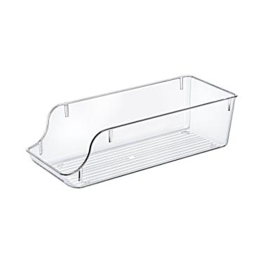 Imagem de Organizador de Latas Transparente P para Refrigerantes e Cervejas em Polipropileno Empi...