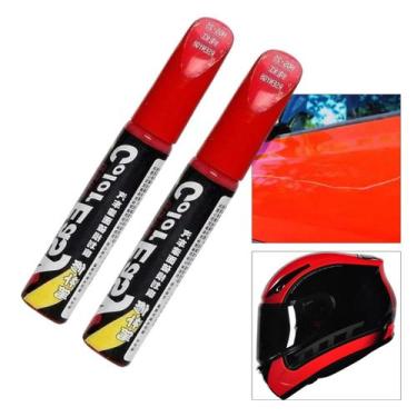 Imagem de Kit 2 Canetas Tinta Reparadora Tira Risco Automóveis Carro Moto Caminh