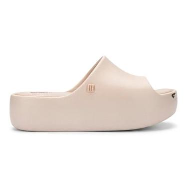 Imagem de Chinelo Melissa Free Platform Slide Feminino, 37, Bege