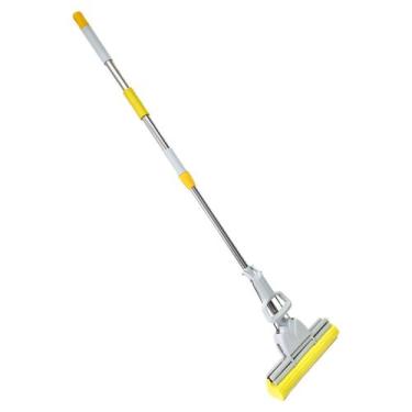 Imagem de Rodo Mop Esponja Alta Absorção Cabo Telescópico Em Alumínio 1,15M - MO