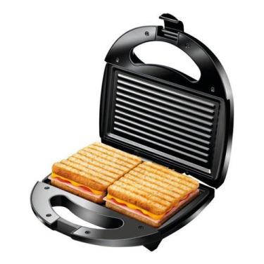 Imagem de Sanduicheira Grill Sa-02 Com Superfície Antiaderente 220v - Agratto, 2