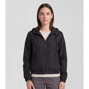 Imagem de Jaqueta Feminina Com Capuz Sea Surf Preto, GG, Preto