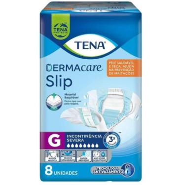 Imagem de Fralda Geriátrica Tena Slip Dermacare G 8 Unidades, G