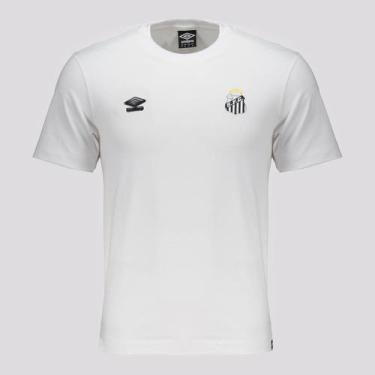 Imagem de Camisa Umbro Santos Concentração 2025 Branca, P
