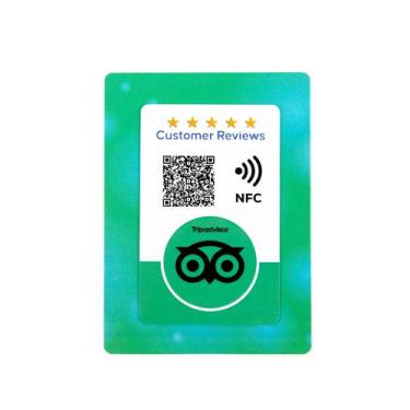 Imagem de Cartão Inteligente NFC e QR para Avaliações e Redes Sociais - Marca Pr