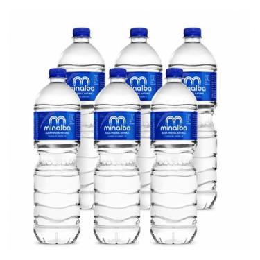 Imagem de Água mineral minalba sem gás 1,5l pack c/6unid