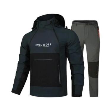 Imagem de Conjunto De Capa De Chuva Para Motociclistas, Jaqueta E Calças Para Pr