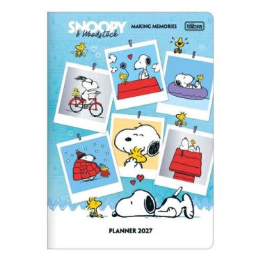 Imagem de Planner Mensal 2027 M7 Grampeado Snoopy 20 Folhas Tilibra