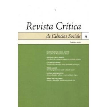 Imagem de Revista crítica de ciências sociais - ALMEDINA BRASIL