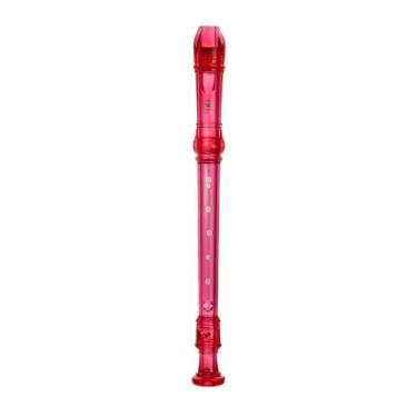 Imagem de Flauta doce yamaha soprano barroca yrs20b colorida, Rosa