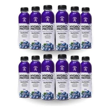 Imagem de Kit com 12 Hydro Protein Uva 500ml  Moving