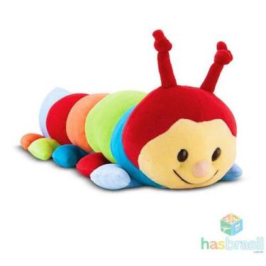 Imagem de Centopeia de Pelúcia Colorida 50cm Divertida, Antialérgica, Decorativa