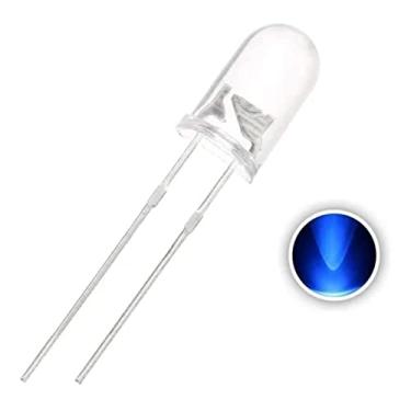 Imagem de Led Alto Brilho Azul 5mm - Kit com 1000 Unidades