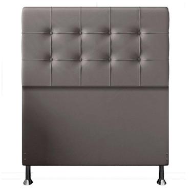 Imagem de Cabeceira Solteiro 0,90m Atenas Suede Cinza