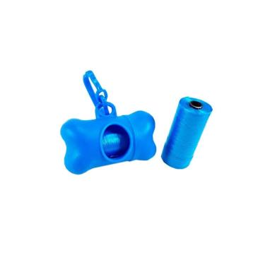 Imagem de Kit Higiênico Para Coleiras Cata Caca Coco Cães Azul