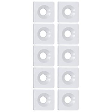 Imagem de Plugue de capa de liga de alumínio, 10 peças de plugues de extremidade de fixação de parafuso tamanho padrão para impressoras 3D para equipamento CNC (prata)