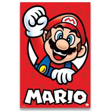 Imagem de Poster Decorativo 42cm X 30cm A3 Brilhante Mario B8 - Bd Net Collectio