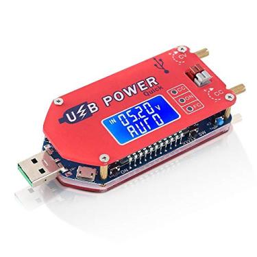 Imagem de Conversor de tensão USB Buck Boost, módulo de fonte de alimentação Step Up Down LCD de 15W suporta carga rápida de QC 2.0, QC 3.0, FCP, SCP, AFC, regulador de tensão portátil para pequenos projetos eletrônicos