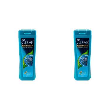 Imagem de Kit 2 Und Shampoo Clear Anticaspa Detox 200ml