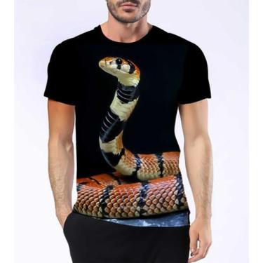 Imagem de Camisa Camiseta Cobra Coral Verdadeira Serpente Venenosa 5 - Dias No E