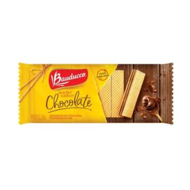 Imagem de Mini Wafer Chocolate Bauducco Sachê 30g Pacote Com 24 Unidades