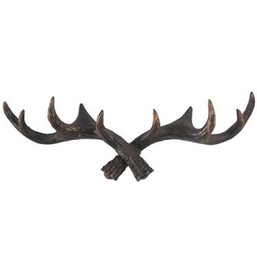 Imagem de KIZQYN Ganchos de casaco cabide montado na parede, cabide de casaco de entrada, gancho de parede, gancho de cabide de parede criativo para pendurar casacos, roupas, lenços de jaqueta cabide de parede (cor: 1)