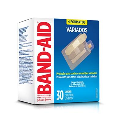 Imagem de Band-Aid Curativos Transparentes Variados,30un