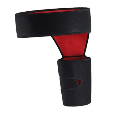 Imagem de Tachiuwa de compressão de cinta de compressão virilha manga coxa sacro protetor para ciática ciático bursite homens