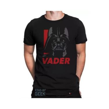 Imagem de Camiseta Darth Vader Star Wars Filme Camisa Geek Blusa Série Tamanho:M;Cor:Preto